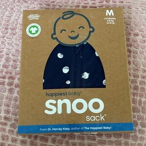 Happiest Baby Snoo Sack - Navy with White Dots